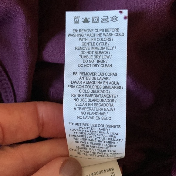 REEBOK Training Original Bra (Graphic) - Potent Purple - Picture 8 of 12